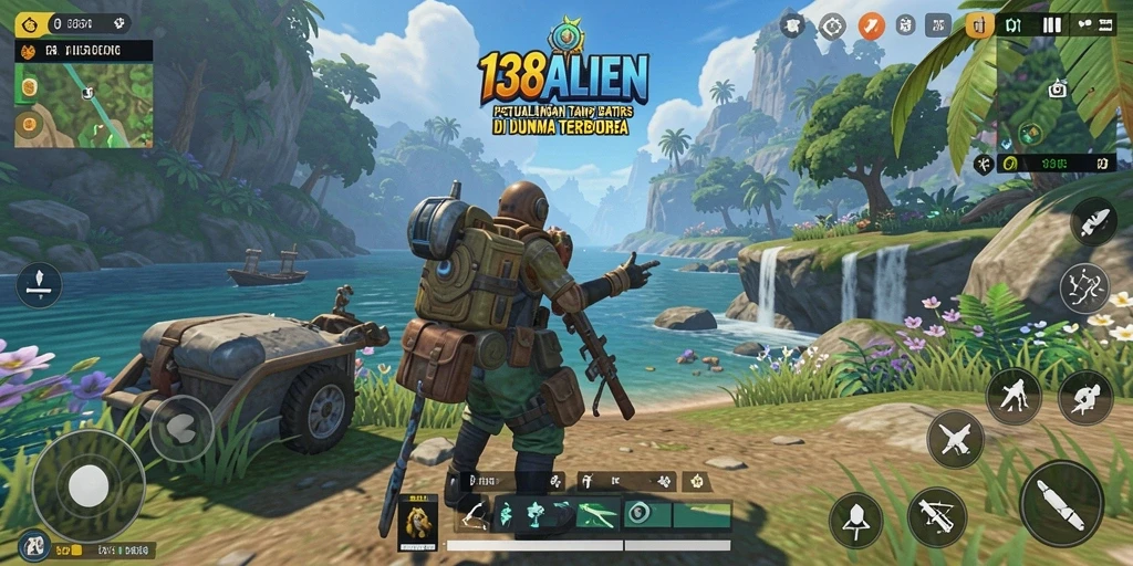 Gameplay 138ALIEN yang memukau dalam dunia terbuka.