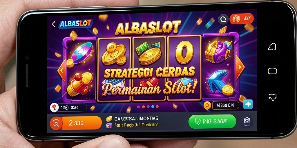 Tampilan gameplay ALBASLOT yang menekankan strategi dan keberuntungan.