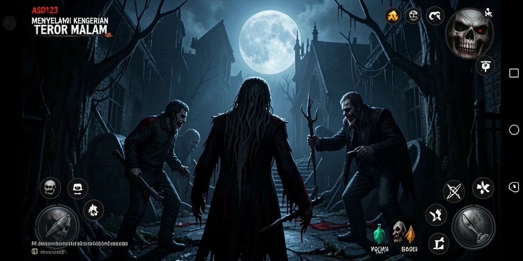 Menampilkan gameplay yang mencekam dan atmosfir kegelapan.
