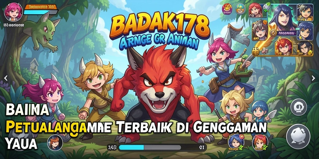 Gameplay seru di dunia Anime penuh warna.