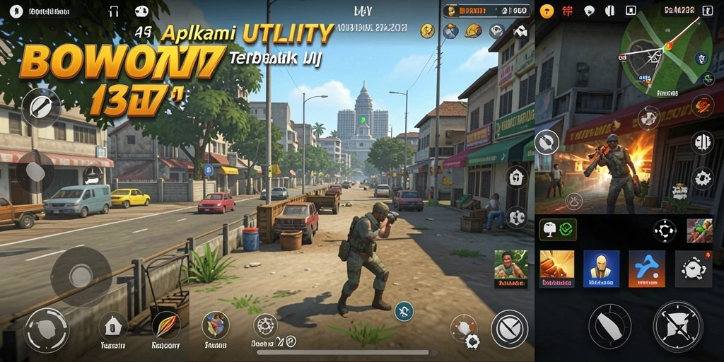 Tampilan utama BOWO77 dengan fitur-fitur utility yang menarik.