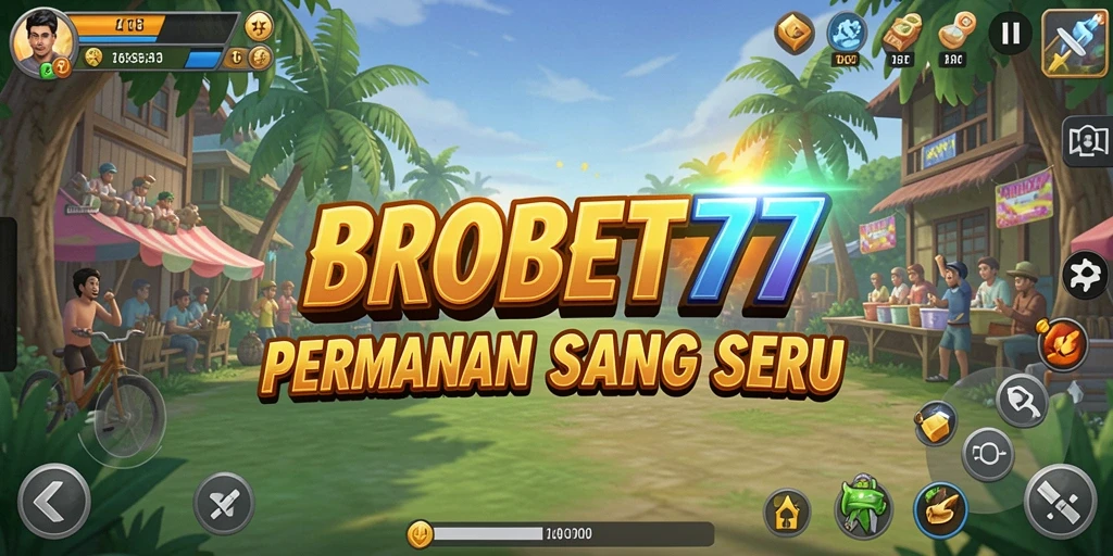Tampilan gameplay seru dari BROBET77 yang mengasyikkan.