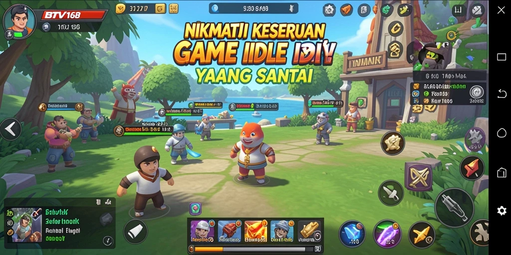 Tampilan gameplay santai dan menarik dari BTV168.