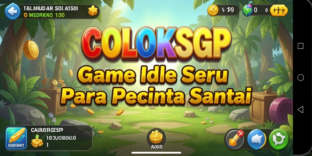 Screenshot utama COLOKSGP menampilkan gameplay Idle yang menarik.