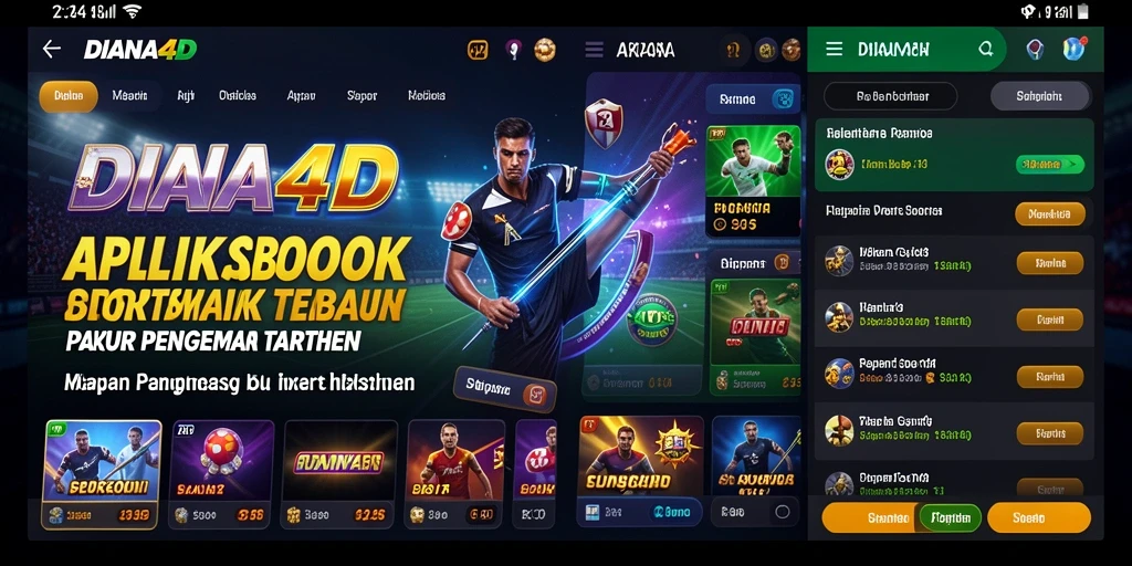 Tampilan antarmuka DIANA4D dengan gameplay menarik.