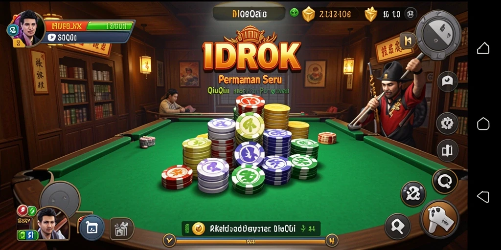 Gameplay QiuQiu yang seru dan kompetitif di IDROK.