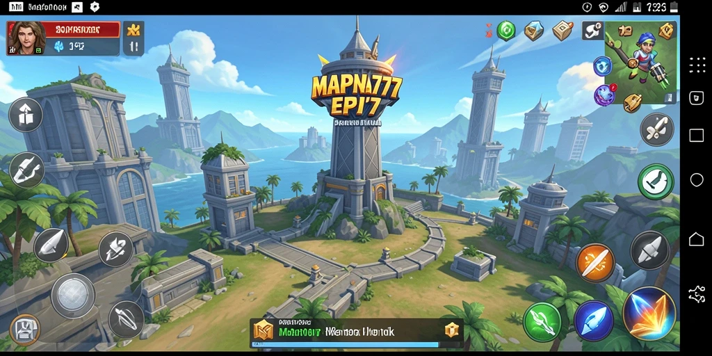 Tampilan gameplay seru Tower Defense di MAPNA777.