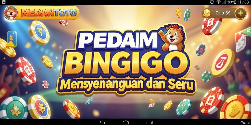 Screenshot gameplay MEDANTOTO menampilkan suasana permainan Bingo yang seru.