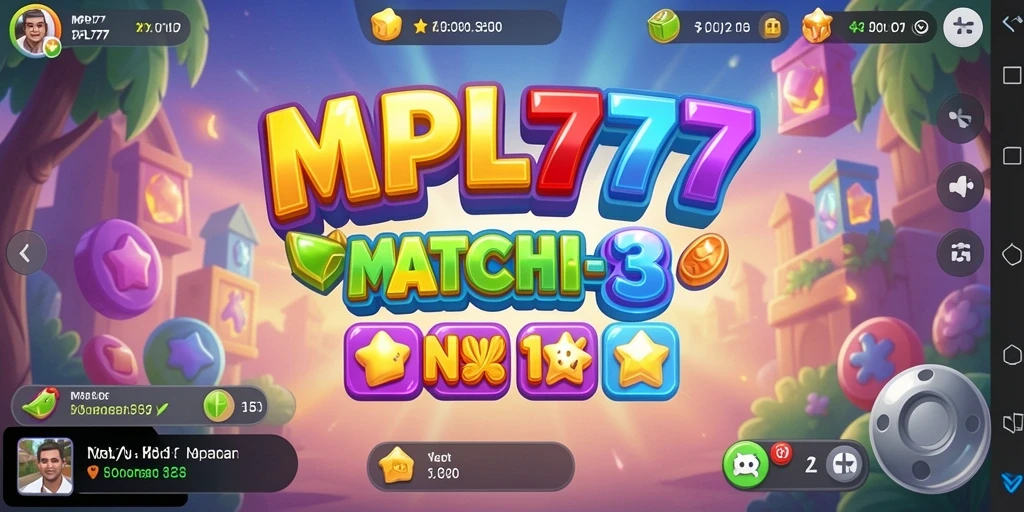 Tangkap momen seru dalam gameplay Match-3 MPL777.