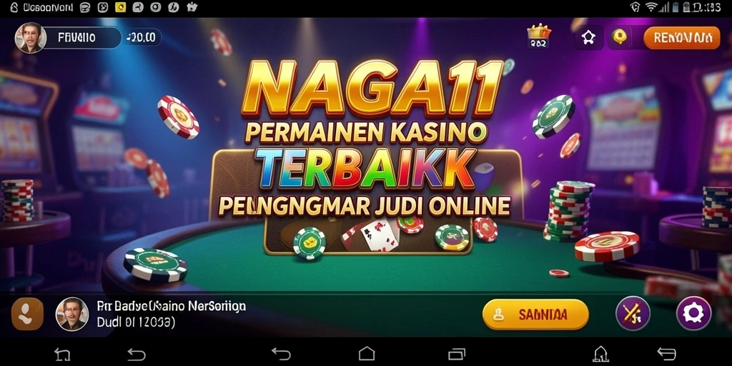 Screenshot utama NAGA11 menampilkan gameplay kasino yang menegangkan dan interaktif.