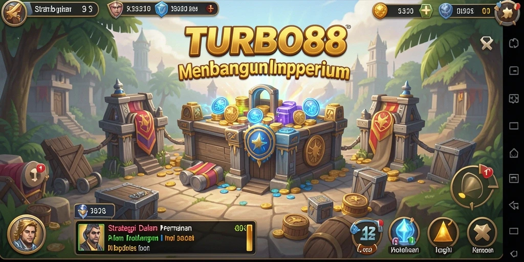 Tampilan gameplay <strong>TURBO88</strong> yang menegangkan dengan elemen strategi.