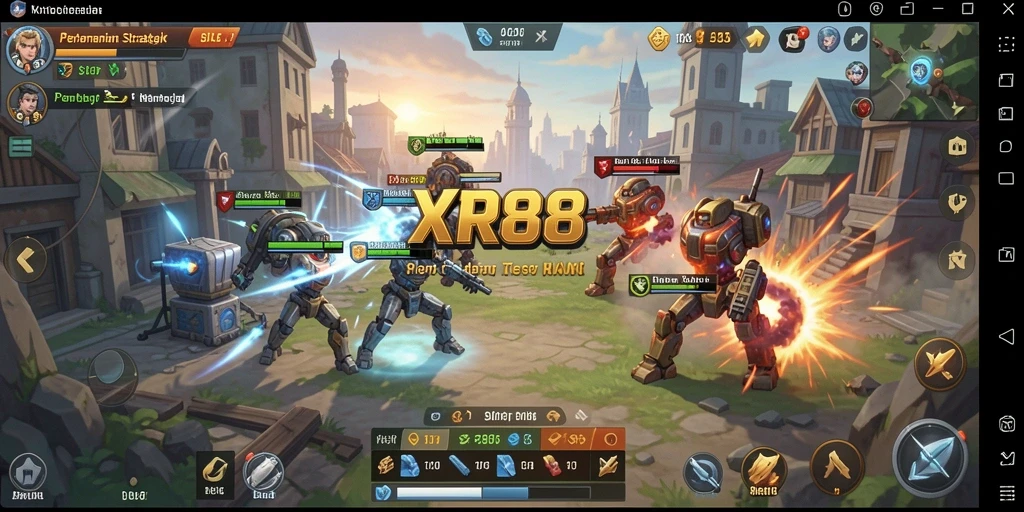 Screenshot permainan XR88 menampilkan strategi dinamis dalam aksi.