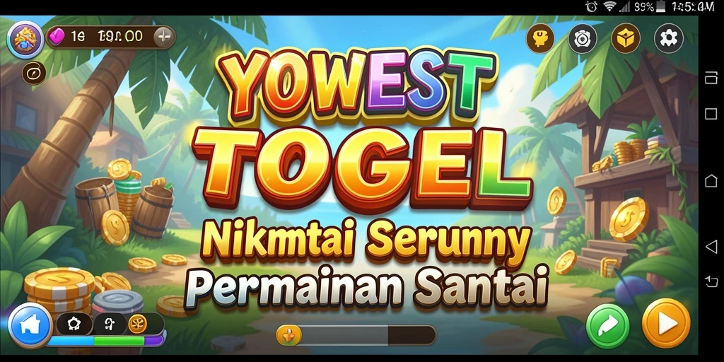 Tampilan gameplay YOWESTOGEL yang menawan dan santai.