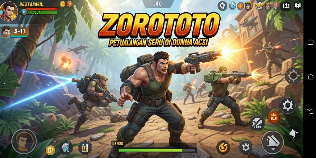 Gameplay seru dan mendebarkan dari ZOROTOTO dalam aksi penuh.
